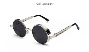 YOOSKE Round Steampunk Sunglasses
