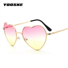 Load image into Gallery viewer, YOOSKE Heart Reflective Sunglasses