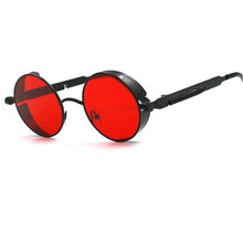 Load image into Gallery viewer, Metal Round Steampunk Sunglasses