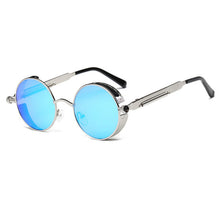 Load image into Gallery viewer, Metal Round Steampunk Sunglasses