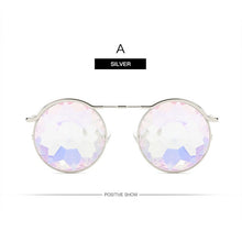 Load image into Gallery viewer, YOOSKE Metal Round Kaleidoscope Glasses