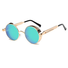 Load image into Gallery viewer, Drop shipping Gothic Steampunk Round Metal Sunglasses