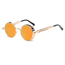 Load image into Gallery viewer, Drop shipping Gothic Steampunk Round Metal Sunglasses
