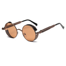 Load image into Gallery viewer, Drop shipping Gothic Steampunk Round Metal Sunglasses