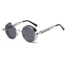 Load image into Gallery viewer, Drop shipping Gothic Steampunk Round Metal Sunglasses