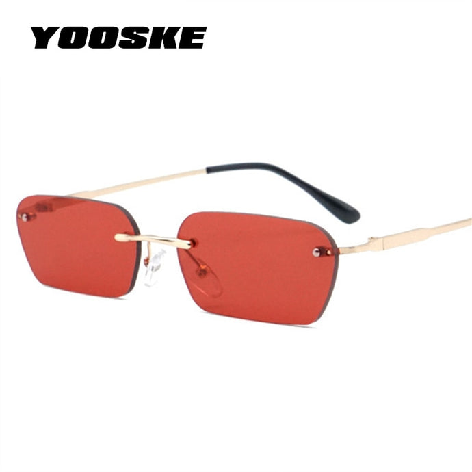 YOOSKE vintage rimless sunglasses