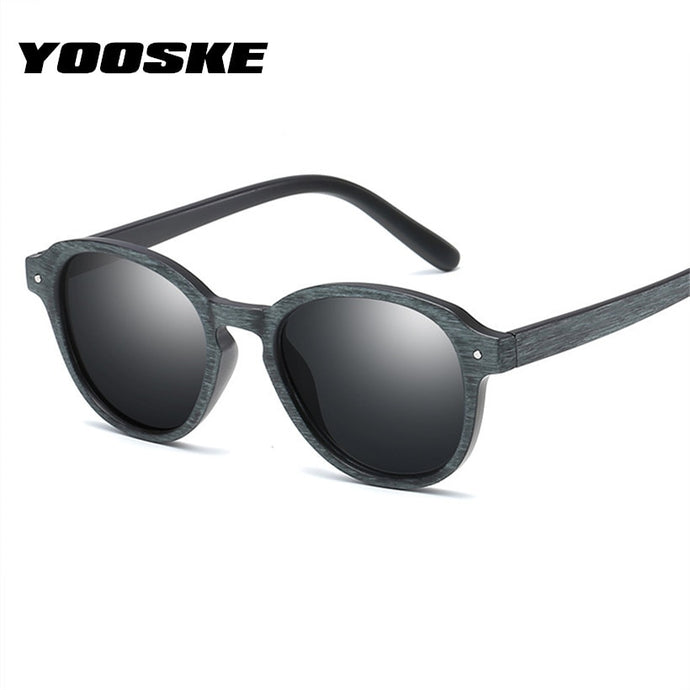 YOOSKE Wood Grain Sunglasses
