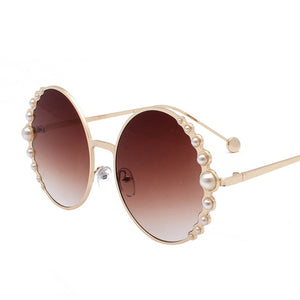 Luxury Oversized Round Sunglasses
