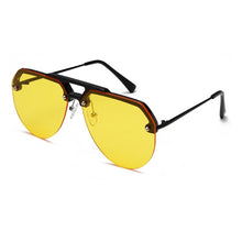 Load image into Gallery viewer, NEW Fashion Semi Rimless Pilot Red Sunglasses
