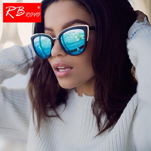 RBROVO 2019 Fashion Metal Sunglasses