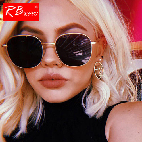 RBROVO 2019 Vintage Large Frame Women Sunglasses